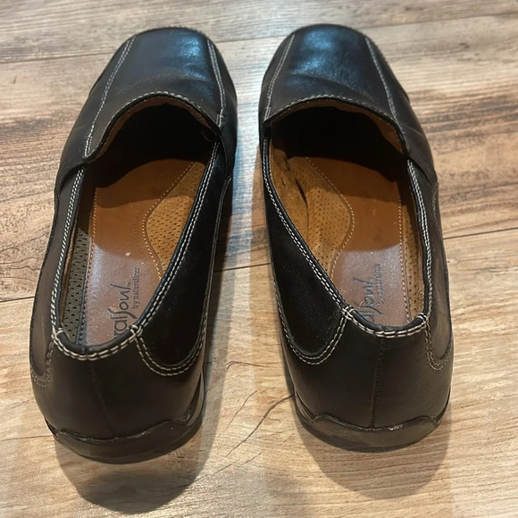 Naturalizer Size 8.5 Slip On Mule Loafer Black Upper Leather Natural Soul EUC - Picture 4 of 6